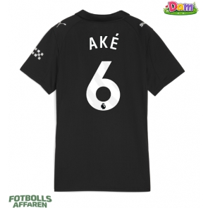 Manchester City Nathan Ake #6 Bortatröja Kvinnor 2025-26 Kortärmad